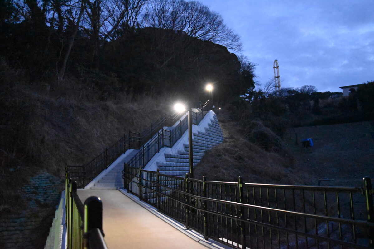 避難路中間付近の画像