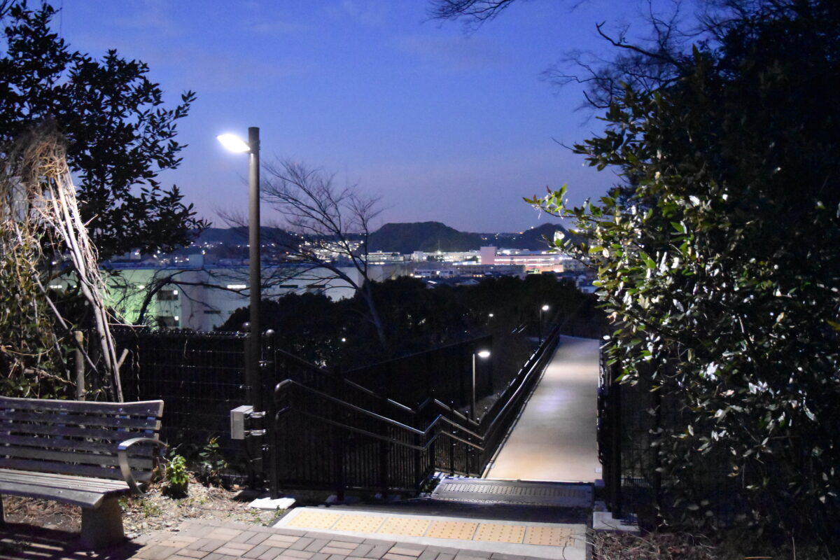 避難路終点付近の画像