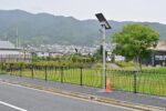 八尾市郡川の避難路に設置したソーラー照明灯(ストークスマート)_その3